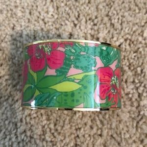 Lilly Pulitzer gold pattern bangle
